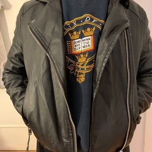 Faux Leather Jacket
